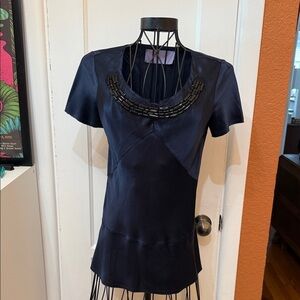 Vera Wang Lavender Label Silk Top-Sz 2